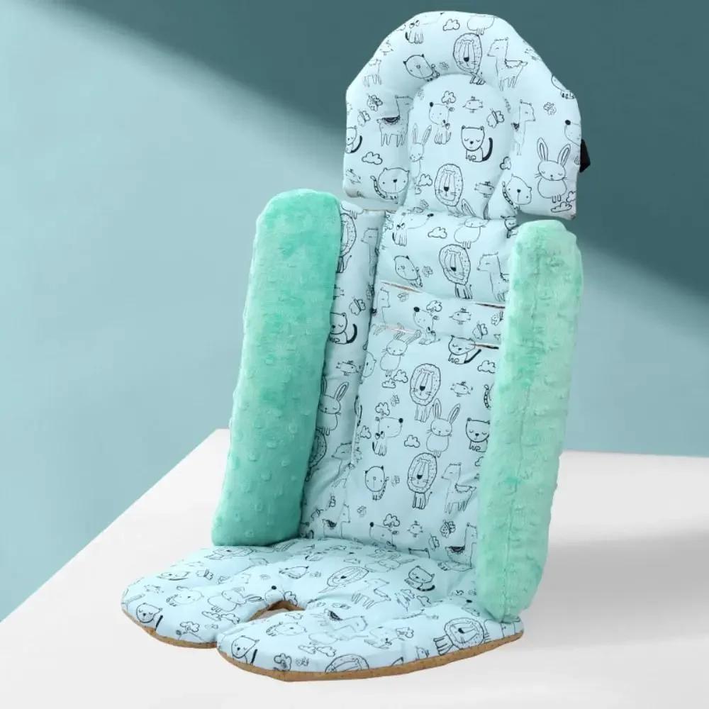 Baby Stroller Seat Cushion Cartoon Pattern - Universal Pushchair Car Mat Essential Stroller Accessories Baby Car Seat Liner