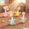 4Pcs/set Cartoon Shake Duck Animal Miniatures Resin Ornaments Fairy Garden Decoration Moss Terrarium Micro Landscape
