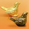 Sparrow Tea Pet Vintage Brass Mini Sparrow Bird Figurine Ornament Sculpture  Home Office Desktop Decor