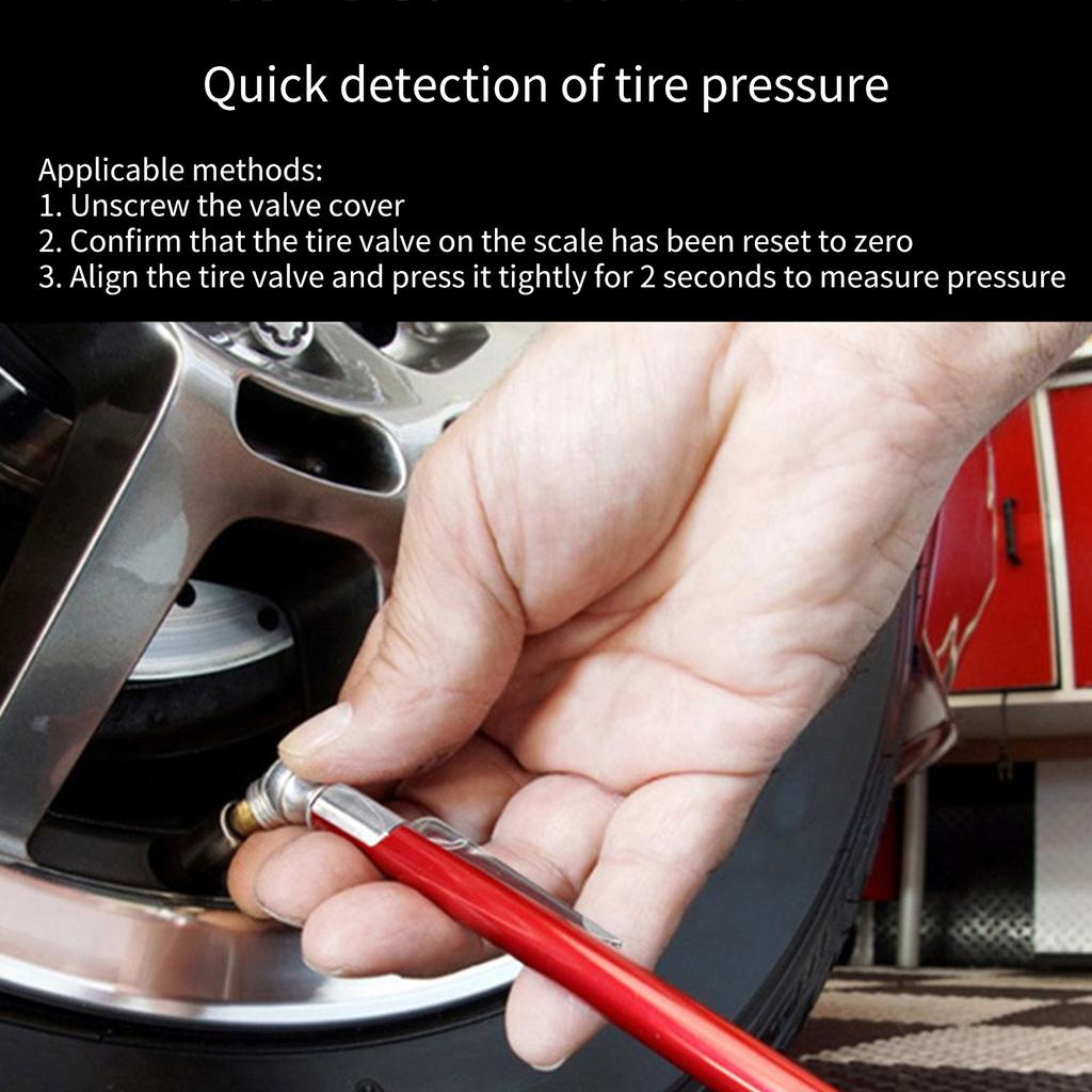 Upgraded Tire Pressure Gauge Essential Tire Pressure Measuring Device Convenient Tire Pressure Meter for All Vehicles