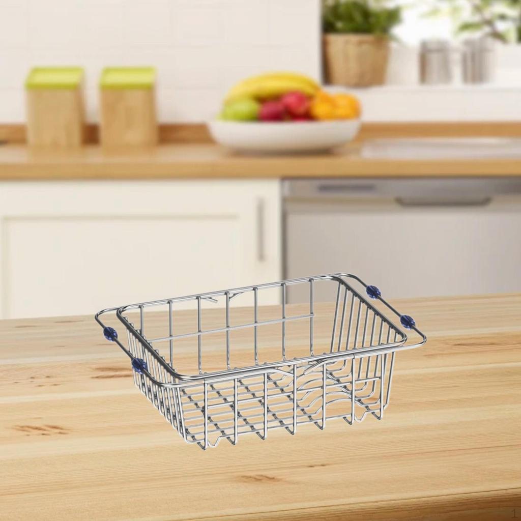 Bowl Rack Sponge Holder for Kitchens Multi -purpose Sink Drainage Basket.