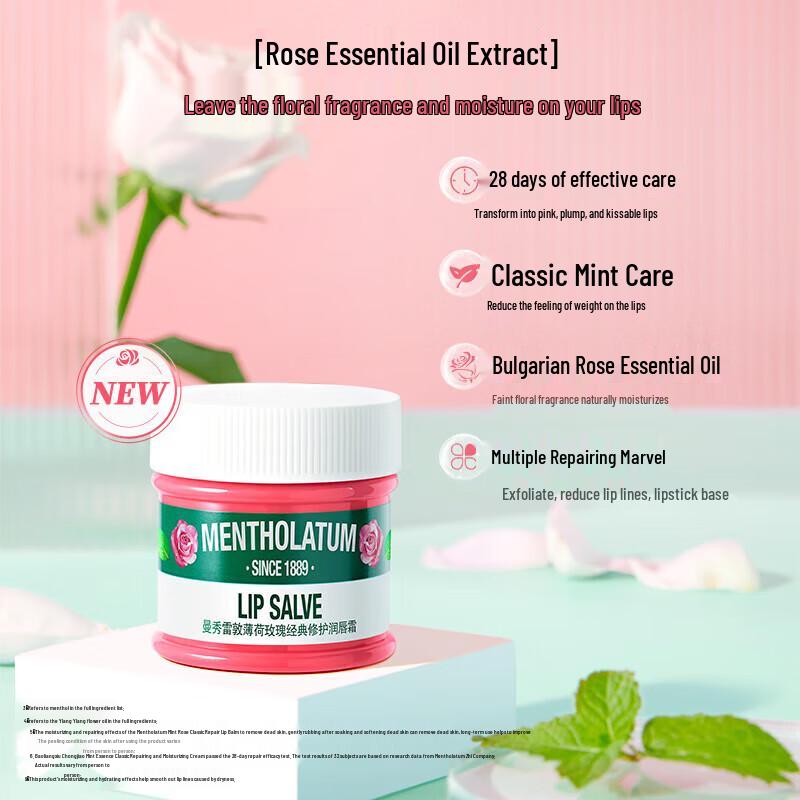 Mentholatum Honey Hand Cream & Lip Balm Set