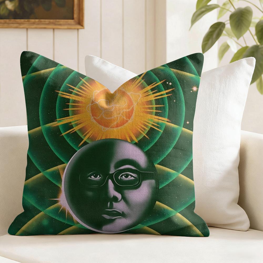 Band TTame IImpala Cushion Cover Eco Linen Pillow Case DoubleSided Print Breathable Durable Zipper Home Decor Gift