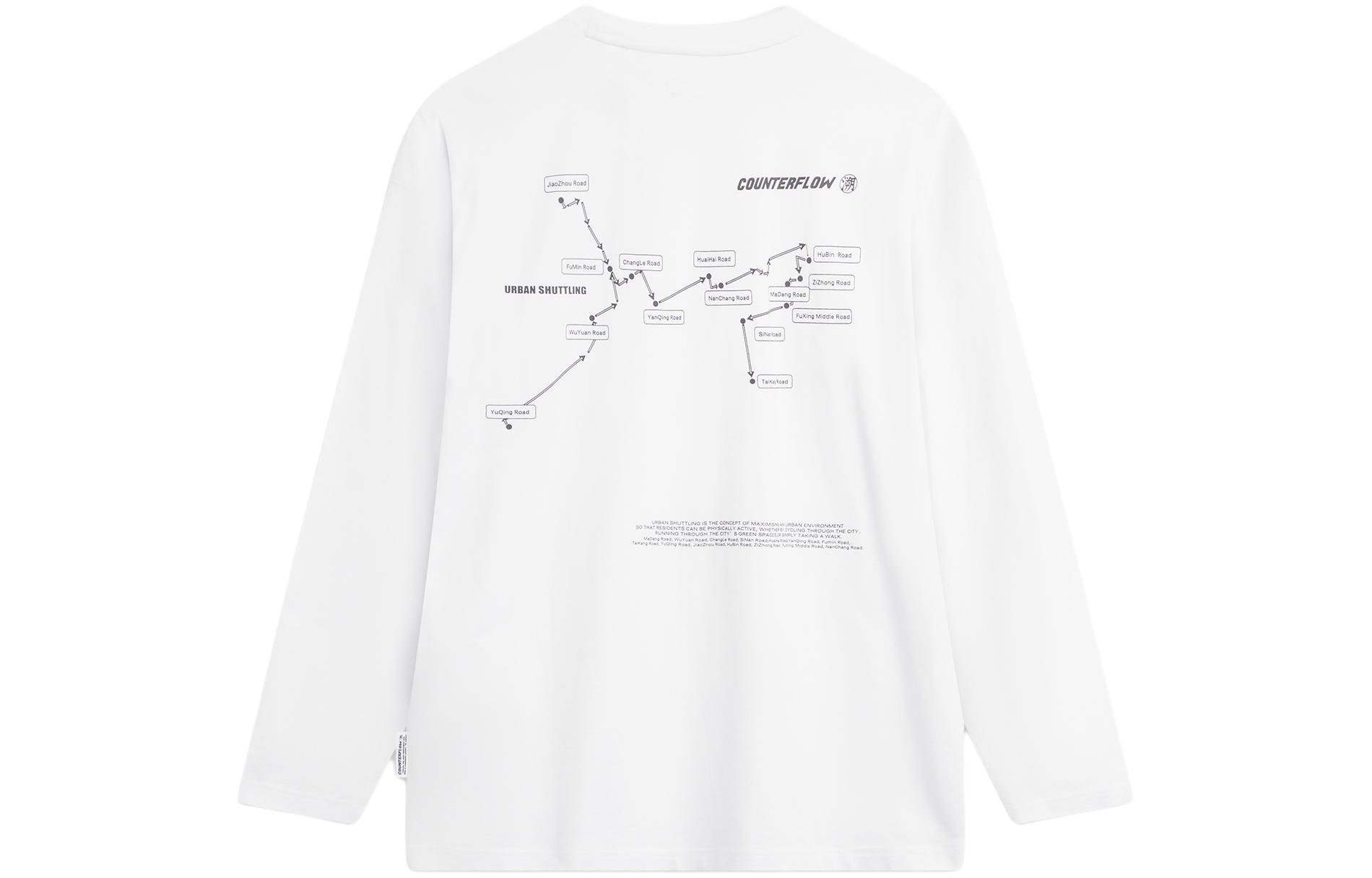 Li Ning Drop Shoulder Sleeve T Shirt Men s Standard White ATLU113-2 XL