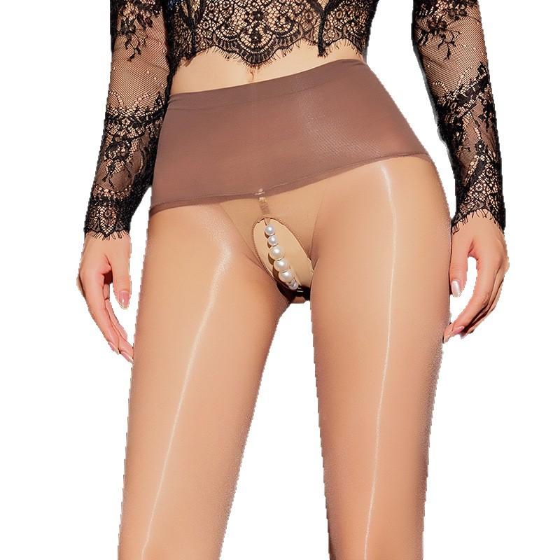 Aurora Strümpfe Seidenstrümpfe Anti-Kratzer Langlebig Aurora Strümpfe Nahtlose Strumpfhosen Glänzend Offener Schritt Nachtclub Strümpfe