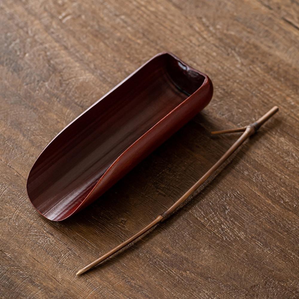Natural Tea Ceremony Accessories Vintage Tea Needle Cha Ze Bamboo Tea Scoop  office