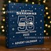 Seattle Seahawks 50th Anniversary Advent Calendar Officially Licensed NFL Football Team Collectible