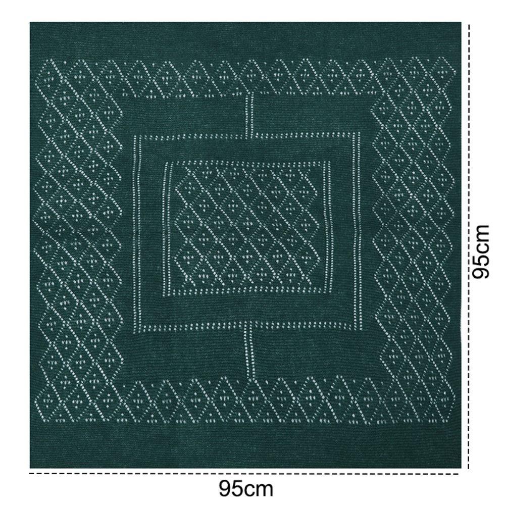 Luxury Soft Knitted Scarves Hollow-out Elegant Shawl Wraps Neck Scarf Women Fashion