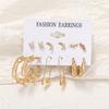 IF ME Fashion Resin Stud Earrings Colorful Butterfly Hoop Earring Women Jewelry Accessories