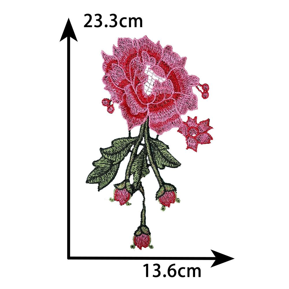 Red Green I Embroidery Hollow Embroidery Sewing Lace Collar Flower Diy Decorative Clothing Decal Accessories
