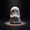 New product cute white ghost party decoration garden ornament study desktop decoration small ornament