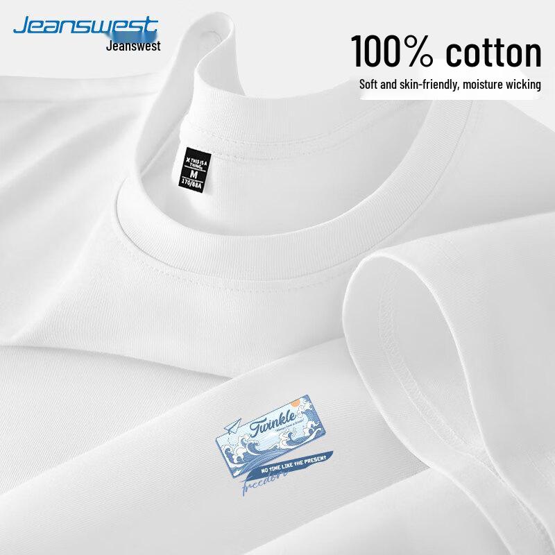 Jeanswest Herren Freizeit Langarm Baumwoll T-Shirt