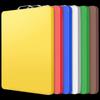 Color-Coded Rectangular Plastic Cutting Board