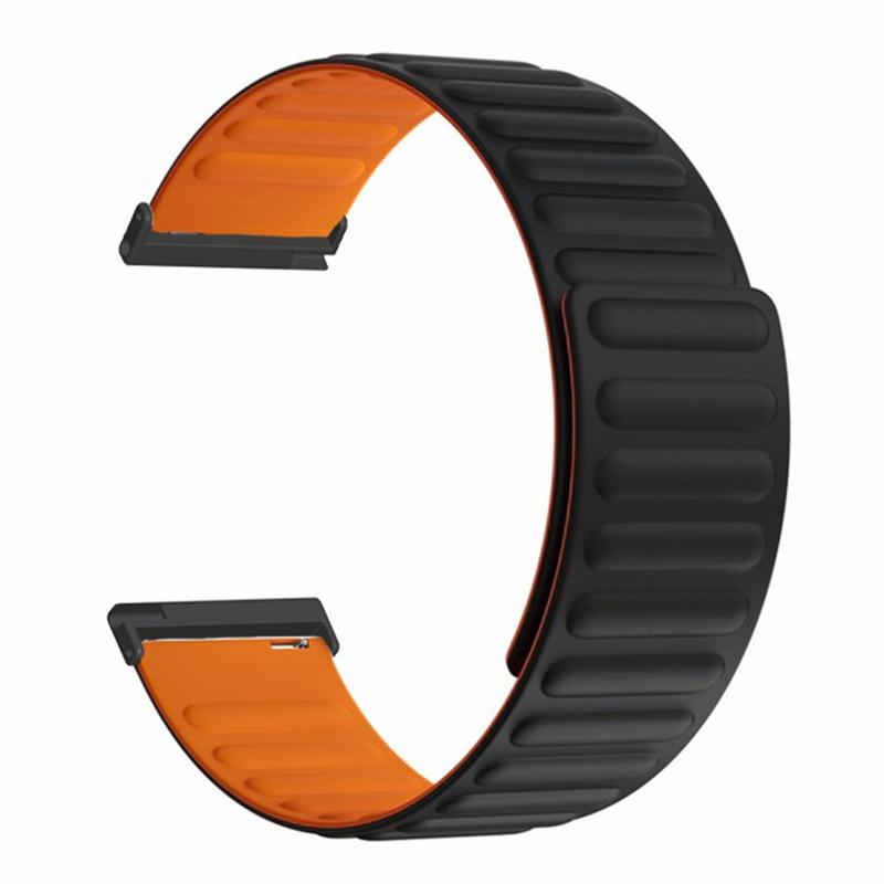 For Suunto Spartan Sport Wrist HR Baro/Suunto 7 Magnetic Band 24mm Silicone Watch Strap