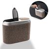 Bling Car Trash Can For Women Rhinestone Auto Door Garbage Bin Seat Back Hanging Storage Box Interior Accessories Organizer