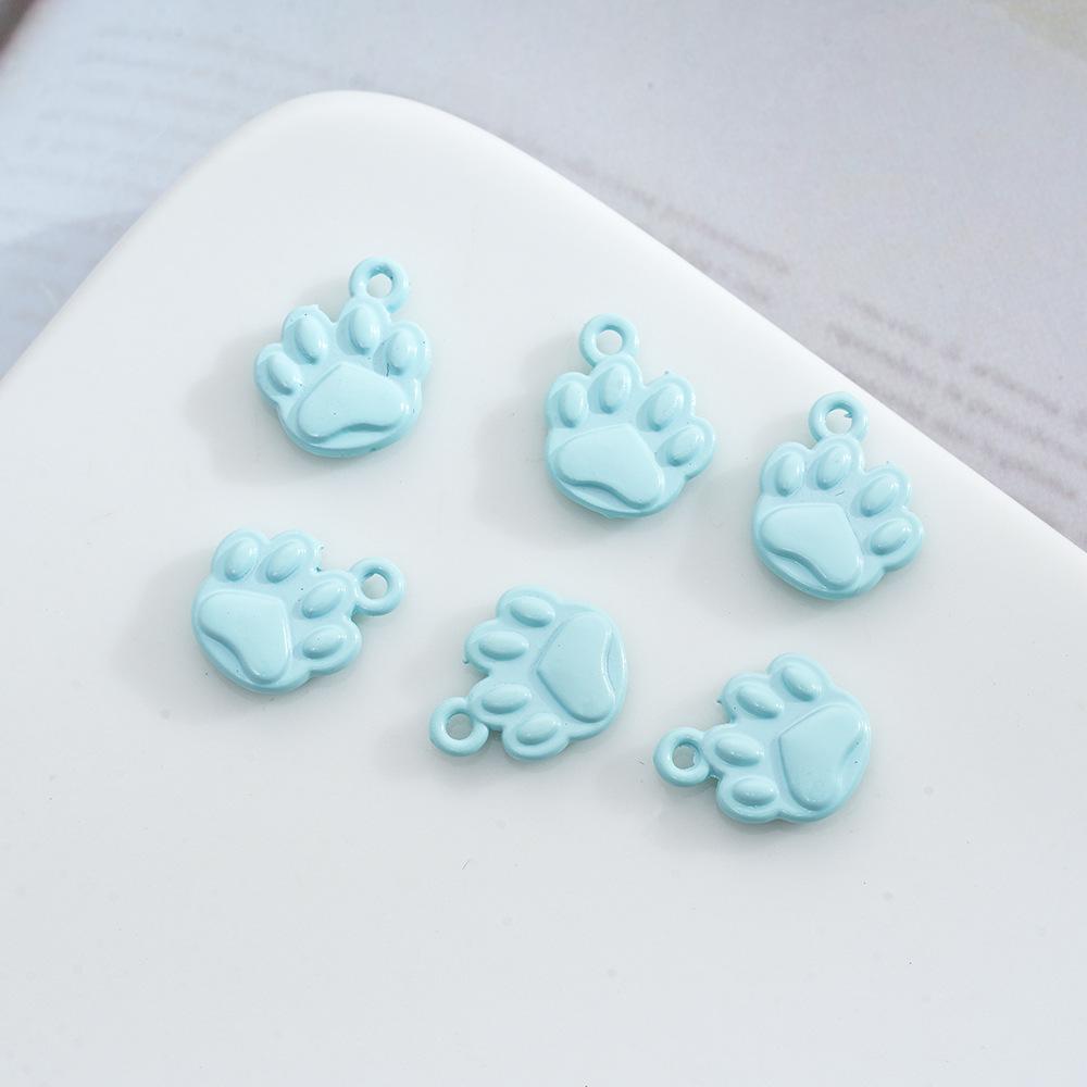 10X12Mm Legierung Farbig Katze Kralle Anhänger Halskette Armband Anhänger DIY Handgefertigter Schmuck Tierkralle Zubehör Produktion