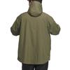 Adidas KWX70 Olive Strata Small Logo Loose Fit Woven Hooded Jacket Men's (JG8511) Fleece-Lined Jacket, Must-Have
