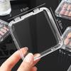 Transparent Dust-proof Nail Art Storage BoxPlastic Storage Box for Handcrafted Nail Art Pieces Rectangular Nail Art Piece Display Box