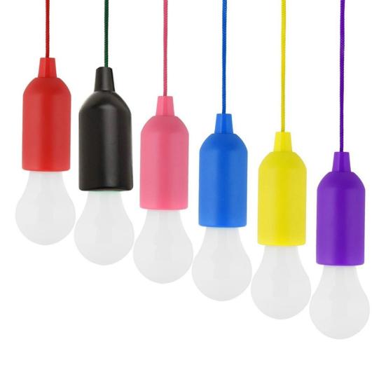 LED-Birne Kabellos Energiesparend Dekoration Zubehör Zelt LED-Birne mit Zugkette