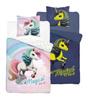 Glow In the Dark Bedding 160x200 Unicorn Rainbow
