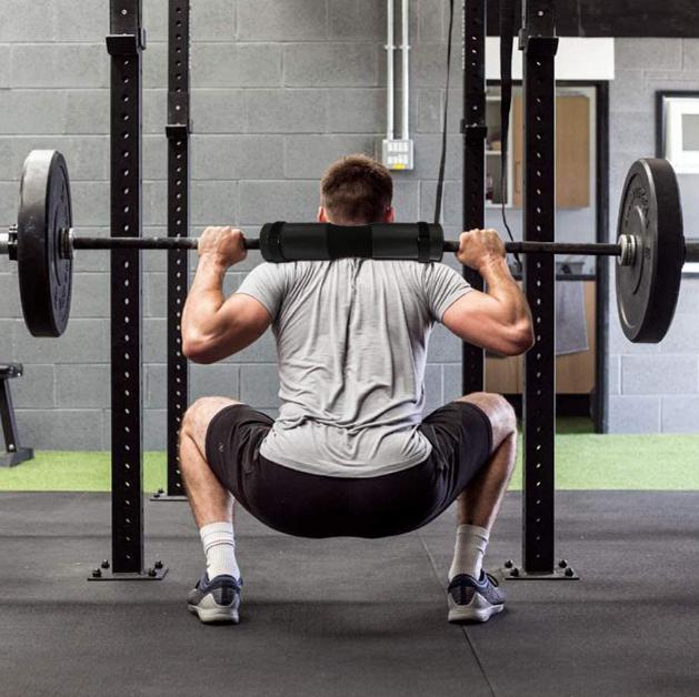 Barbell bar protector, black, eva foam, bar protector, exercises