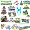 Shower Baby Minecraft Birthday Party Supplies Decoration Tableware Disposable