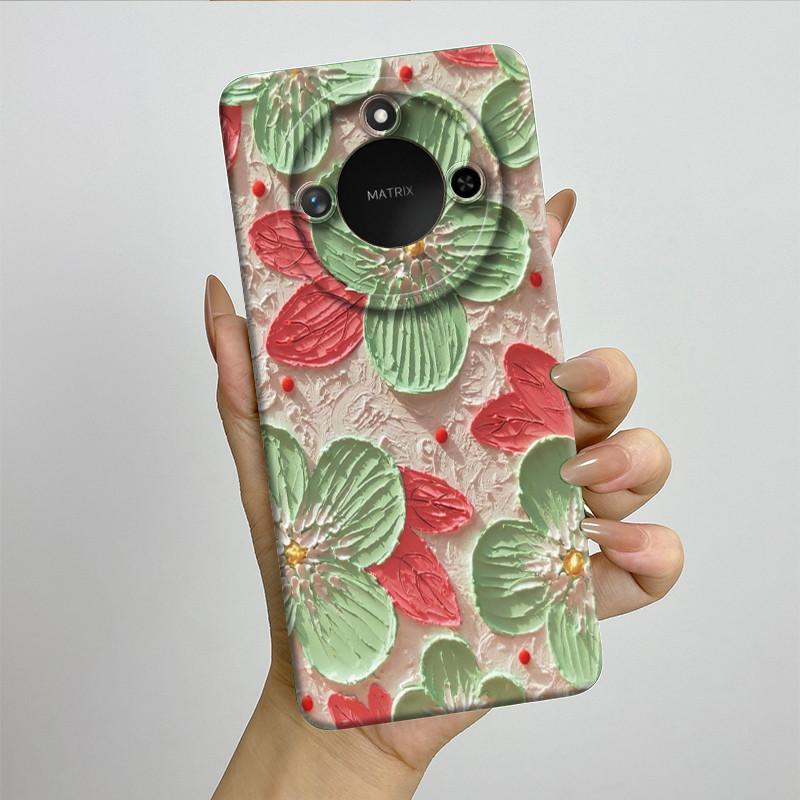 For Honor X9C Smart Phone Case X9cSmart Soft Silicone Funda Sweet Painted Fashion Cartoon Protective Capa Lovely Printing Cover