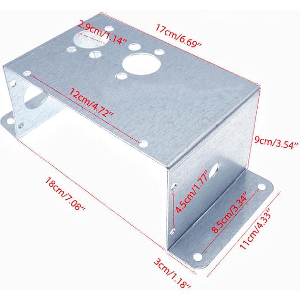 1Pack Air Diesel Parking Heater Base Mounting Bracket Floor Plate Forfor T5 Eberspacher Airtronic D2 Car Truck Diesel Heater-Sliver