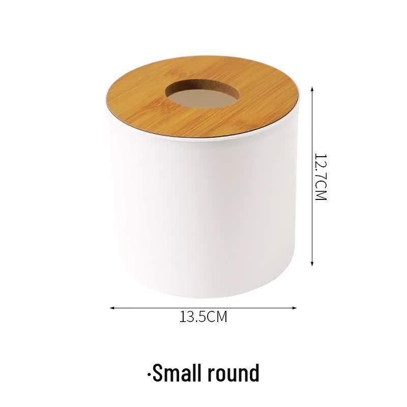 Minimalist Desktop Tissue Box with Remote Control Organizer