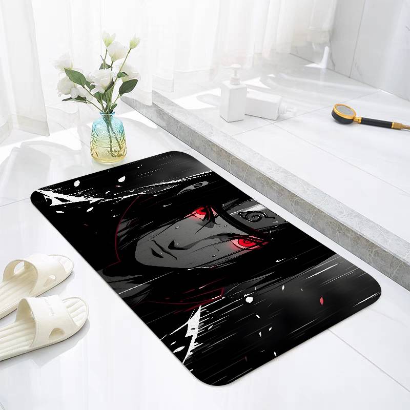 N-narutoS-Itachi-U-uchiha Fußmatte für Wohnzimmer Kissen Modern Weich Flauschig Heimteppich für Kinderzimmer Spielteppich