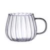 400ml Heat Resistant Glass Pumpkin Water Cup Breakfast Oatmeal Milk Coffee Cup Household Large Capacity Cup Water Cup