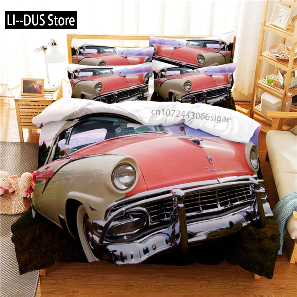 Roadster Bedding Set Duvet Cover Set 3d Bedding Digital Printing Queen Size Bedding Set Fashion Design