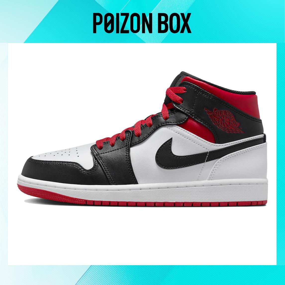 

кроссовки Air Jordan 1 Mid Gym Red Black Toe DQ8426-106