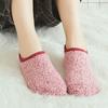 Korallenfleece Bootssocken Bodensocken Dicke Socken Einleger Fleecegefütterte Socken Indoor Yoga Socken