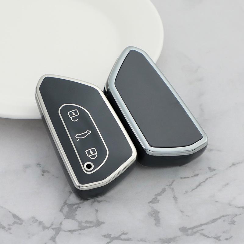 Ultra-Dünne TPU Schlüsselhülle für Volkswagen: Passend für Lamando, Teramont, ID.4 X, Viloran, Lanjing, ID.3/ID.6 X, Golf - Unisex