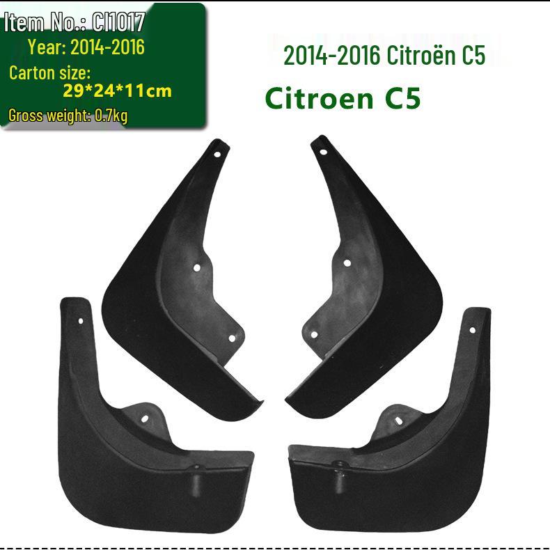 

Улучшенные кожаные брызговики для Citroen C5, C6, C4, C4L, C3-XR (2013-2020)