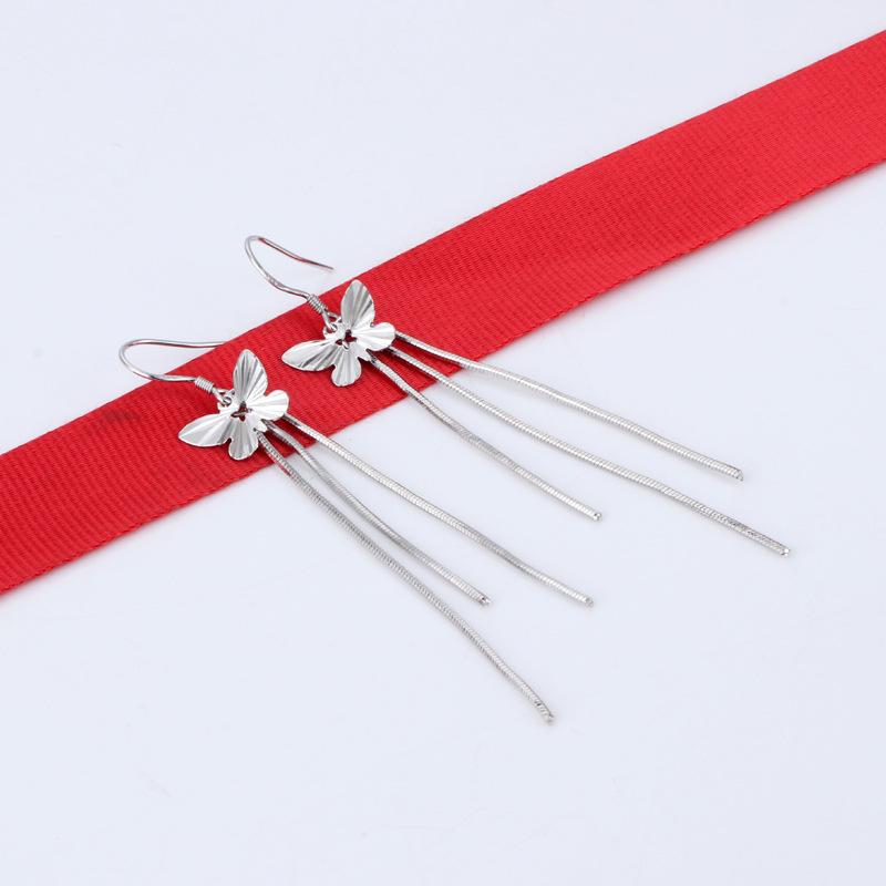 Korean Version of Fashion Temperament Trendy Retro Butterfly Earline Earrings