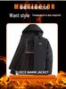 Men's Cotton Jacket with Detachable Hood for Autumn/Winter - High-Grade Casual Wear for Middle-Aged and Elderly