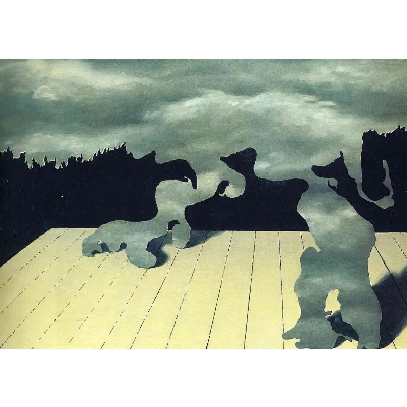 Surrealist Paintings Poster Rene Magritte Painting Canvas Prints Wall Decor Surrealist Wall Art Contemporary Art Wall Decoration