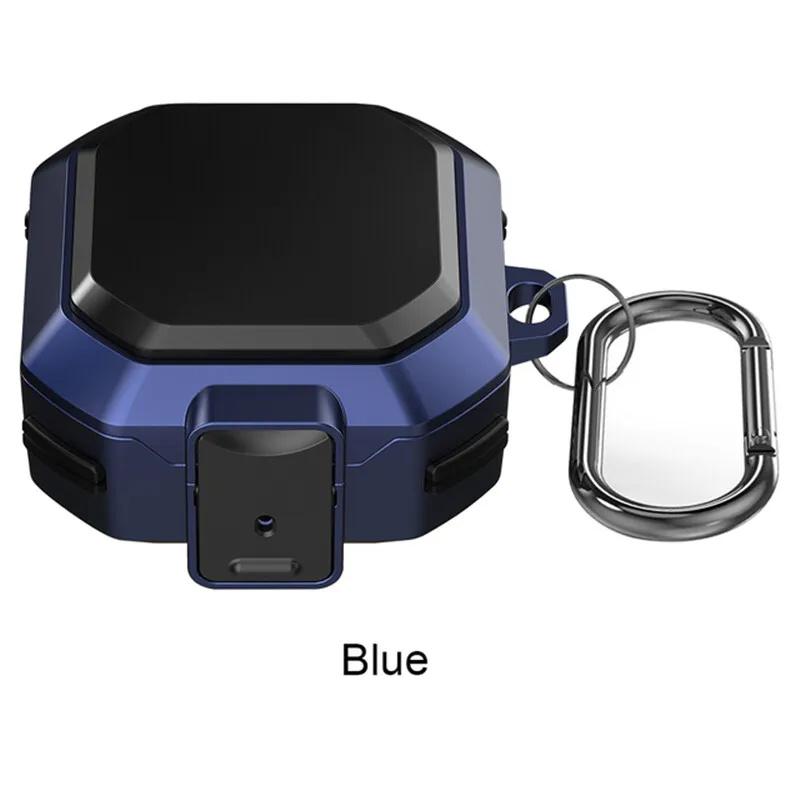 Armor Shockproof Case for Samsung Galaxy Buds 4 / Buds 4 Pro Earbuds Accessories Cover Keychain Switch Earbuds Shell