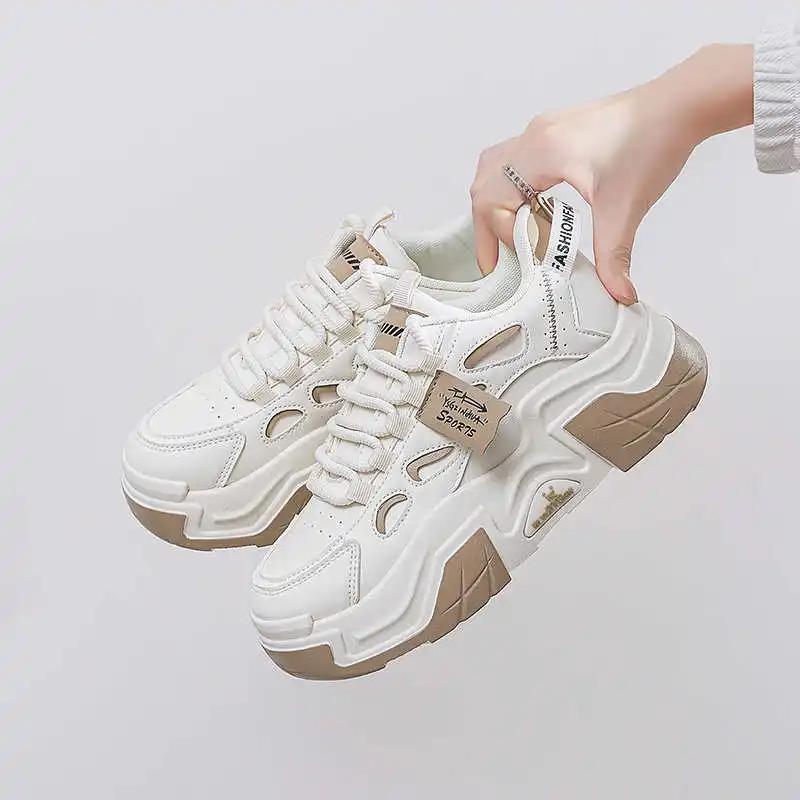 Fashion Camp Playform Women's Running Shoes Mary Jane Summer Boots Women Transparent Sneakers Sports Play Famous Sepatu Idea Mobile