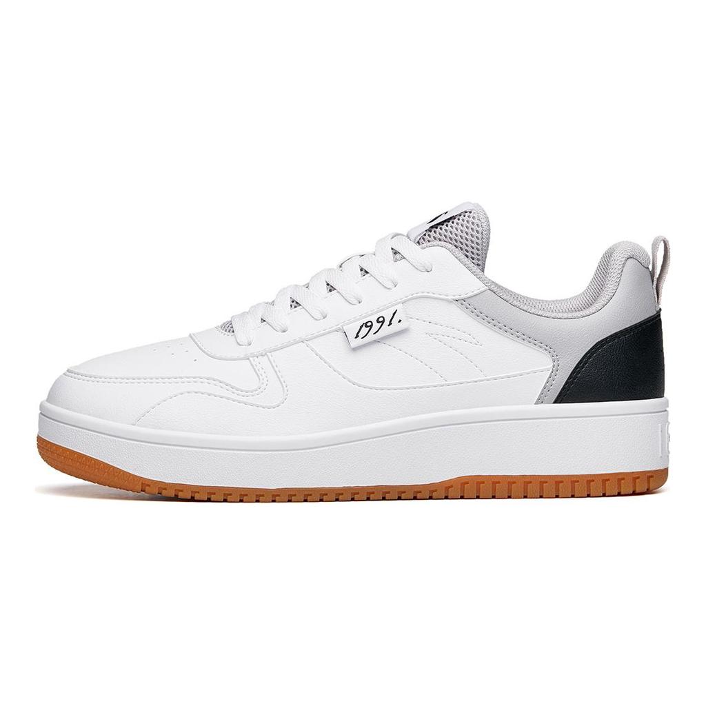 Anta Life Collection Synthetic Leather Thermal Slip Resistant Cushioning Abrasion Resistant Support Low top 912138012-2