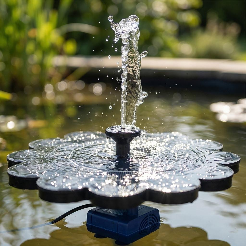 Powered Outdoor Pool, Floating Courtyard, Bird Bath, Decorative Garden, Scenery