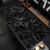 Mouse Pad 1000x500MM Topographic Map Black and White Lines Desk Mat Desktop Accessories Gaming Keyboard Pad Carpet Office Gamers