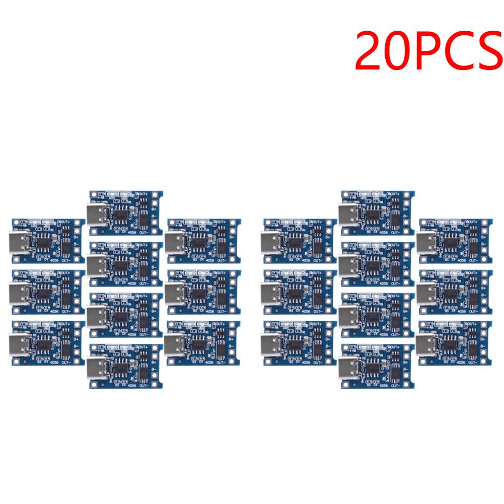 1-20PCS Type-c/Micro/Mini USB 5V 1A 18650 TP4056 Lithium Battery Charger Module Charging Board With Protection Function Li-ion