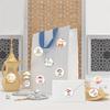 90 Counts Eid Mubarak Wrapping Sticker 40mm Round Wrapping Label for Laptops Phone Case Seal Envelope Card Decoration