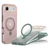For iPhone Air Magnetic Case with Kickstand TPU+PC Shockproof Phone Cover