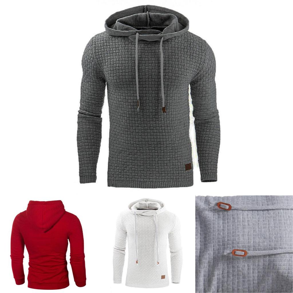 Men's Soft Hooded Pullover Jacket In Fashionable Colors For Stylish Comfort