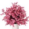 10PCS Artificial Plants Long Baby's Breath Christmas Decor Vase for Home Wedding Bridal Festival DIY Party Fake Plastic Flowers