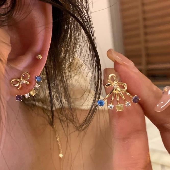 Korean Luxury Butterfly Tassel Earrings: Elegant, Versatile, Long Dangle Design with Silver Needles for Women